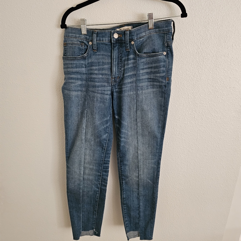 ✅️ Madewell 9" High Rise Skinny Blue Jeans Size 28 Short